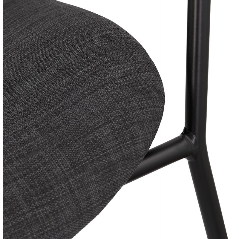 Retro lounge chair with KEO armrests (dark grey) - image 62996