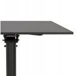 Foldable high table square top Indoor-Outdoor NEVIN (68x68 cm) (black)
