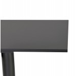 Klappbarer Stehtisch mit quadratischer Platte Indoor-Outdoor NEVIN (68x68 cm) (schwarz)