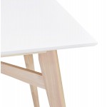 Wooden high table and square top (90x90 cm) NIMROD (white)