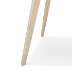 Mesa alta de madera y tapa cuadrada (90x90 cm) NIMROD (blanco)