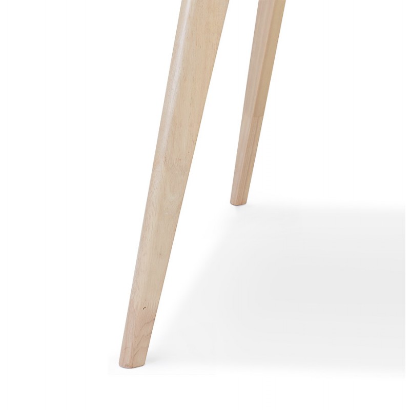 Tavolo alto in legno e piano quadrato (90x90 cm) NIMROD (bianco) - image 63199