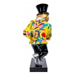 Estatua decorativa de resina MONKEY PEDROS (H66 cm) (multicolor)