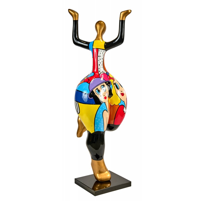 Statue décorative en résine DANSEUSE COLETTE (H145 cm) (multicolore) - image 63240