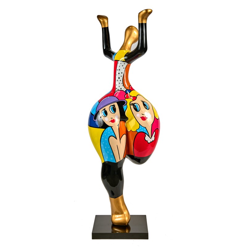 Decorative resin statue DANCER COLETTE (H145 cm) (multicolored) - image 63242