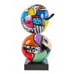 Estatua decorativa de resina DUO POMMES (H48 cm) (multicolor)
