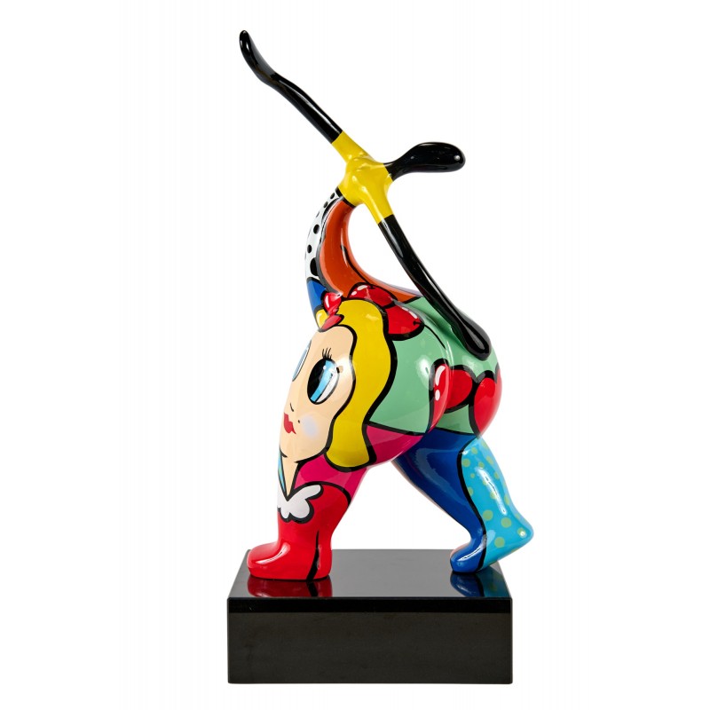Decorative resin statue BESTIE DANCER (H61 cm) (multicolored) - image 63268
