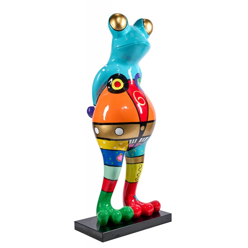 Decorative resin statue GRENOUILLE LYDIE (H145 cm) (multicolored) - image 63291